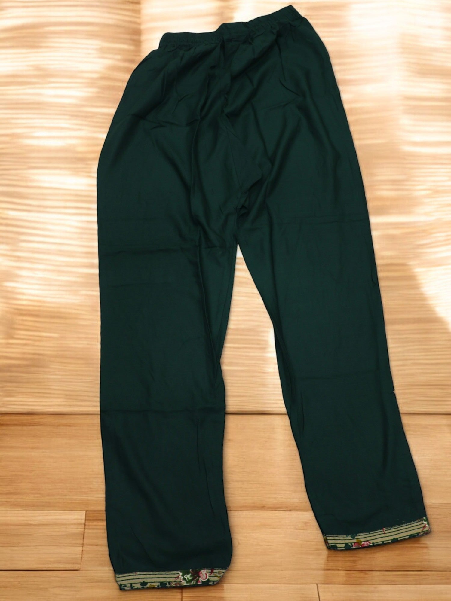 Jiarah Foil Print Mirror Work Rayon Kurta Palazzo Set with Belt and Dupatta