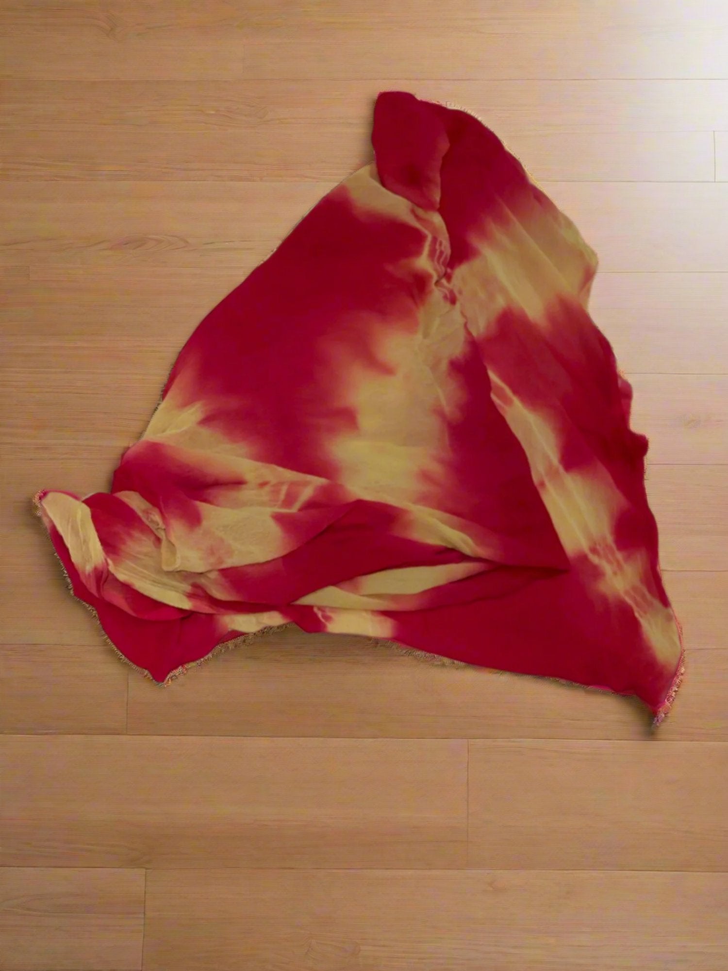 Jiarah Foil Print Mirror Work Rayon Kurta Palazzo Set with Belt and Dupatta