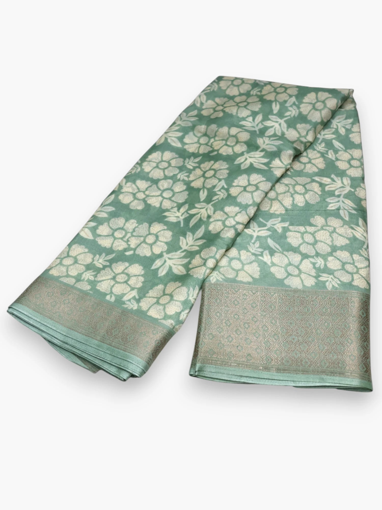 Jiarah Dola Silk Saree With Zari Border