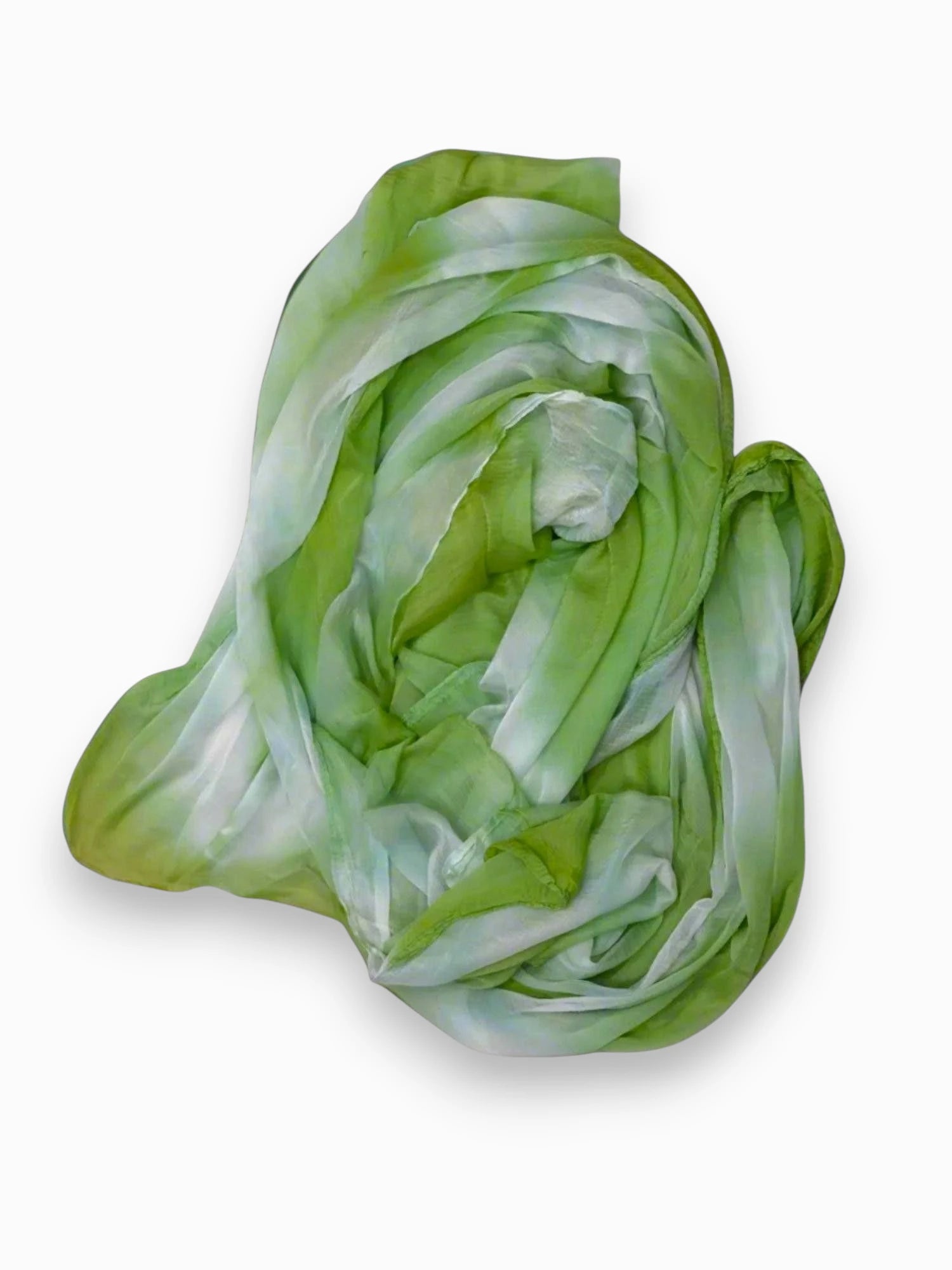 Jiarah Handwork Abstract Foil Print Muslin Light Green Kurta Pant Set with Dupatta