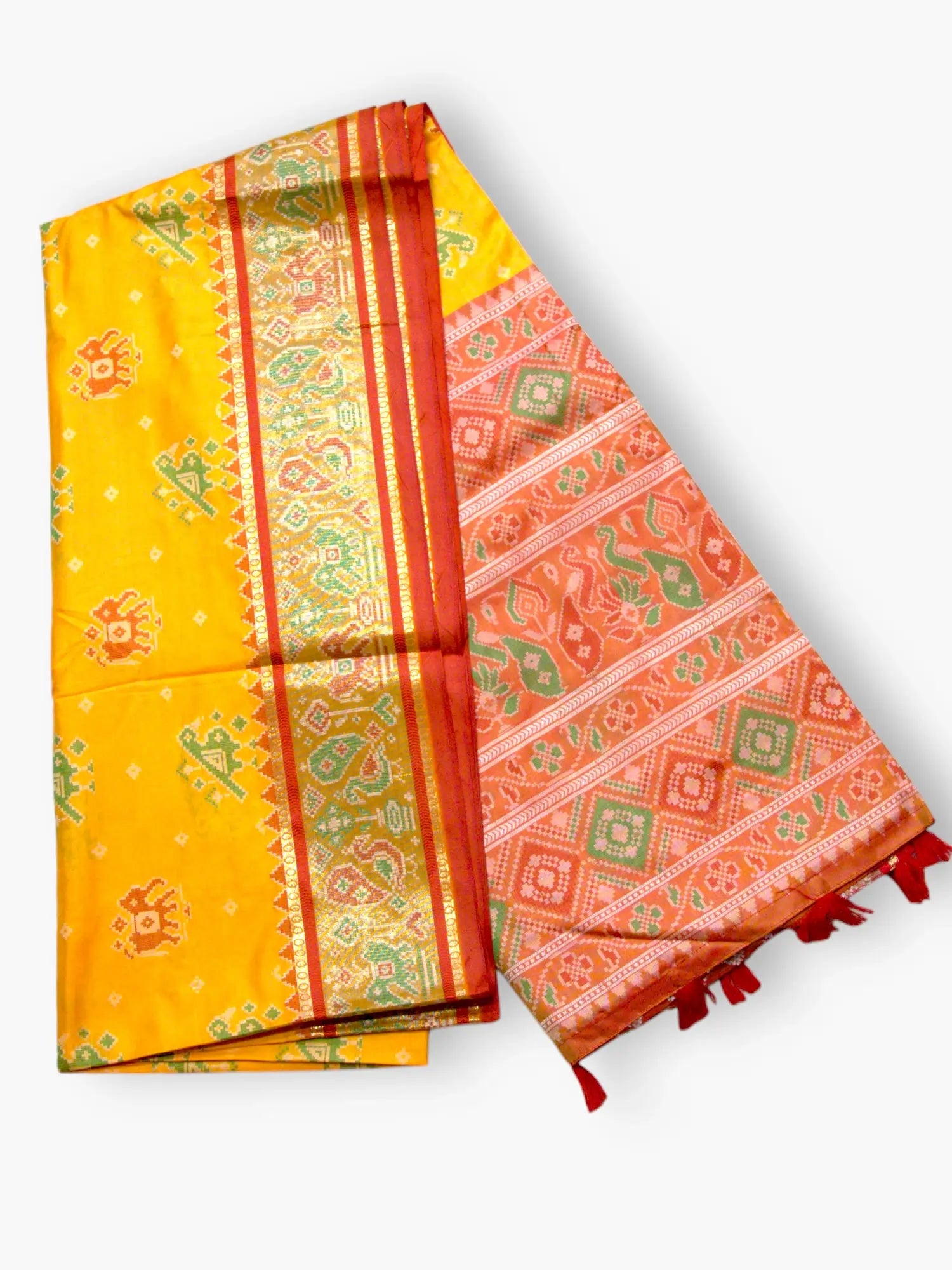 Jiarah Patola Khadi Silk Saree