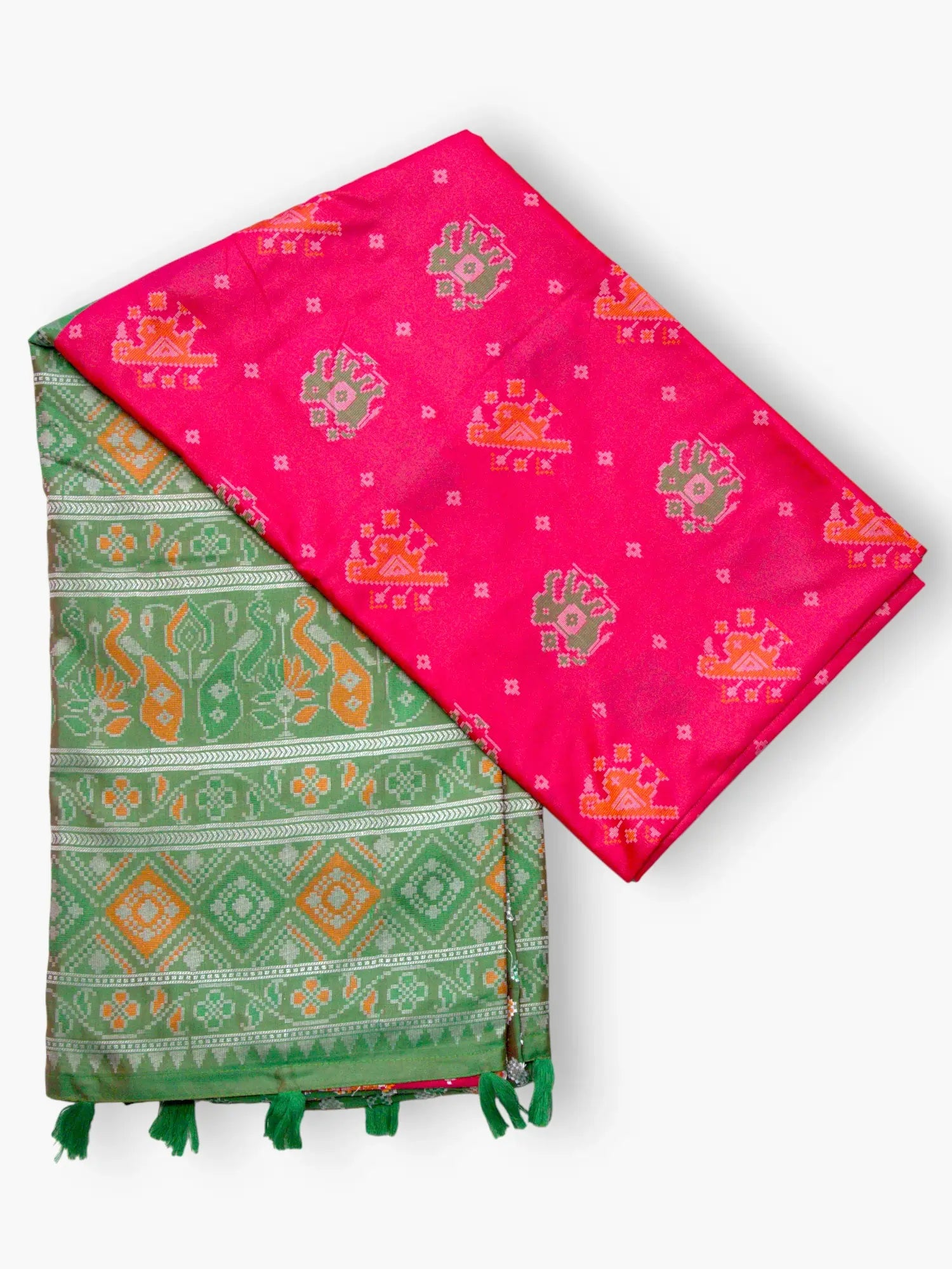 Jiarah Patola Khadi Silk Saree