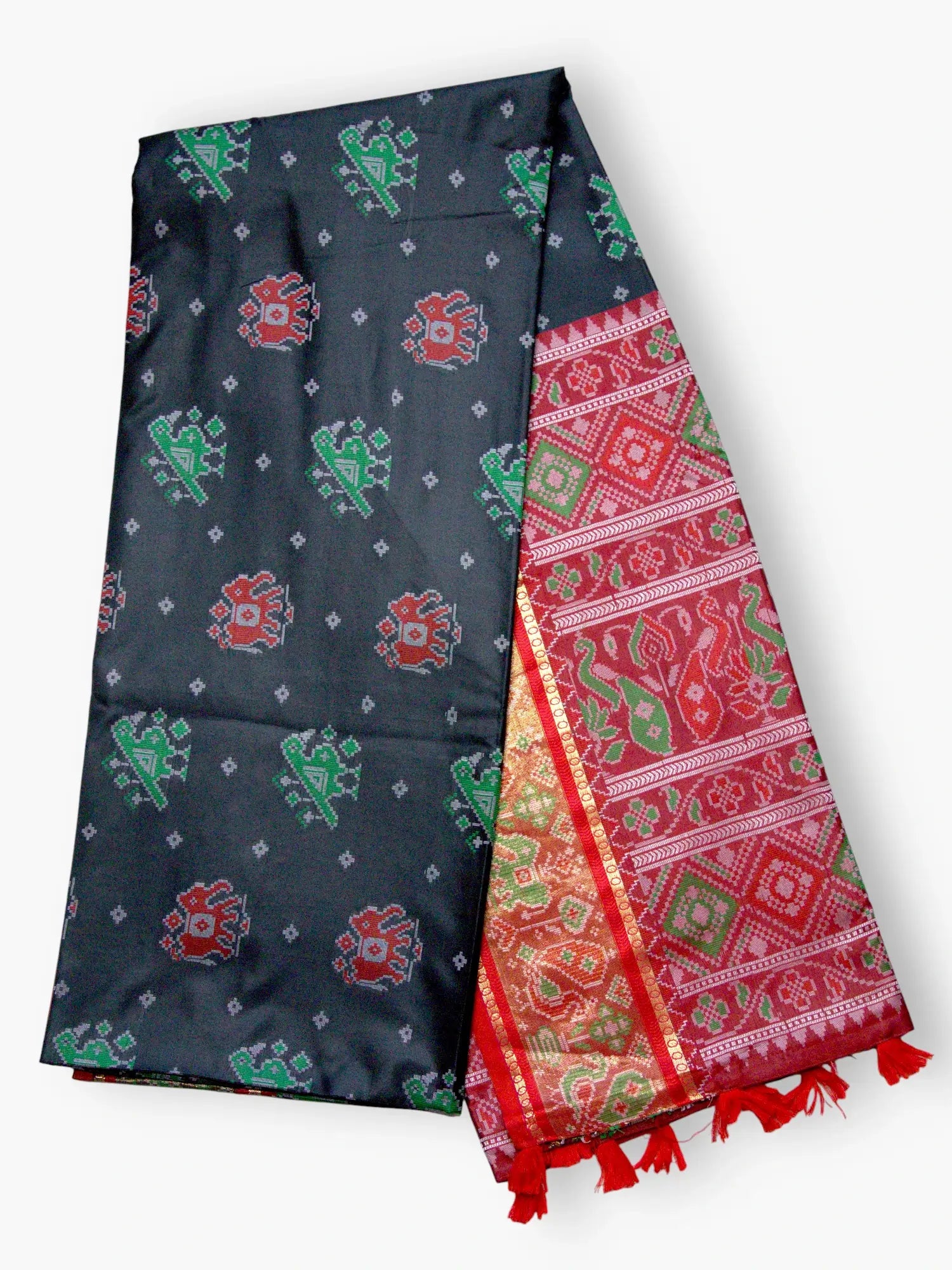 Jiarah Patola Khadi Silk Saree