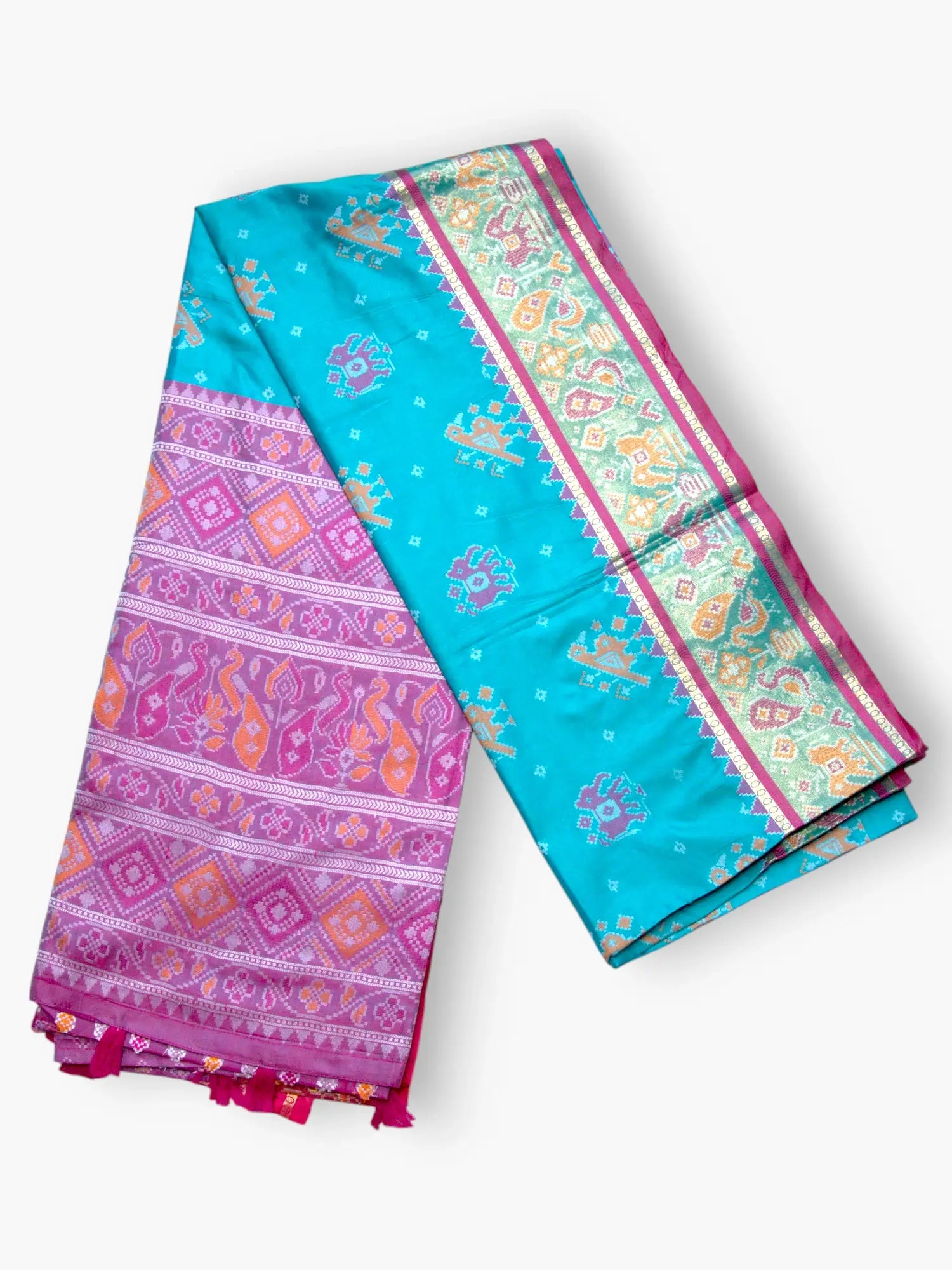 Jiarah Patola Khadi Silk Saree