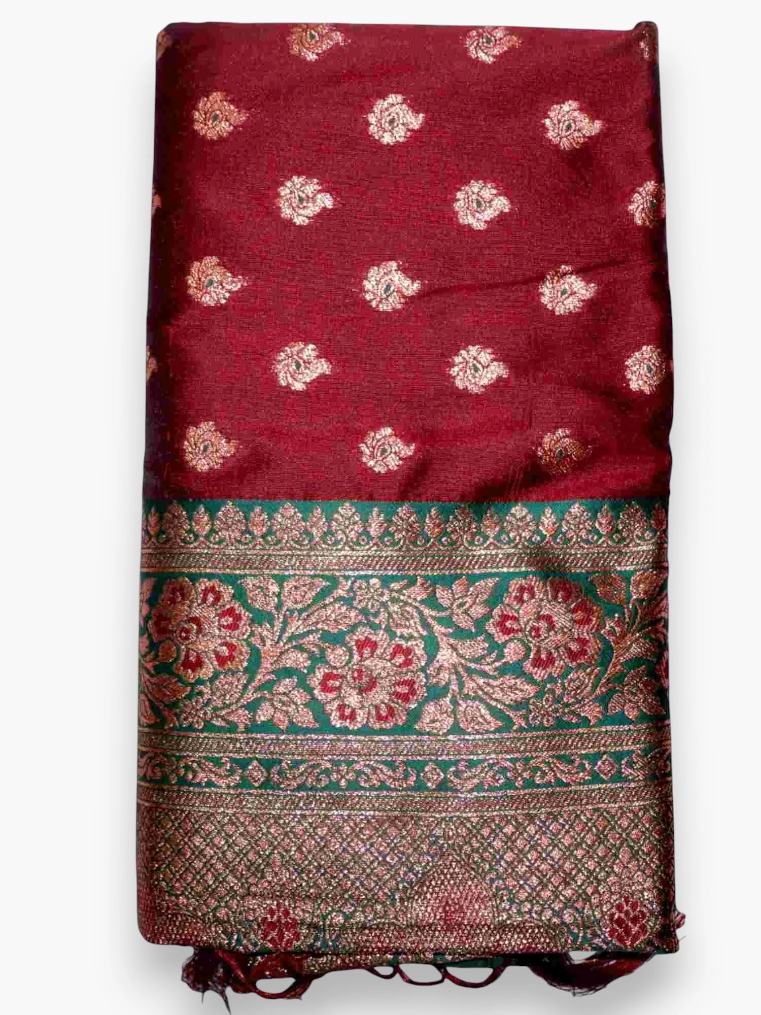 Jiarah Premium Silk Banarasi Saree