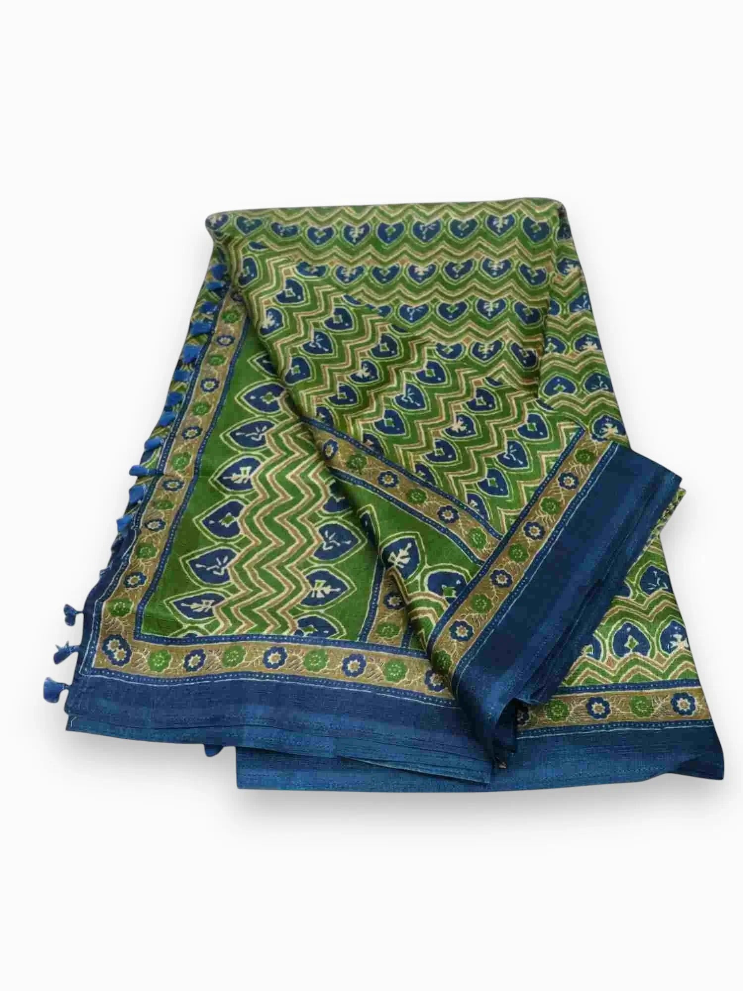 Jiarah Premium Woven Cotton Silk Saree