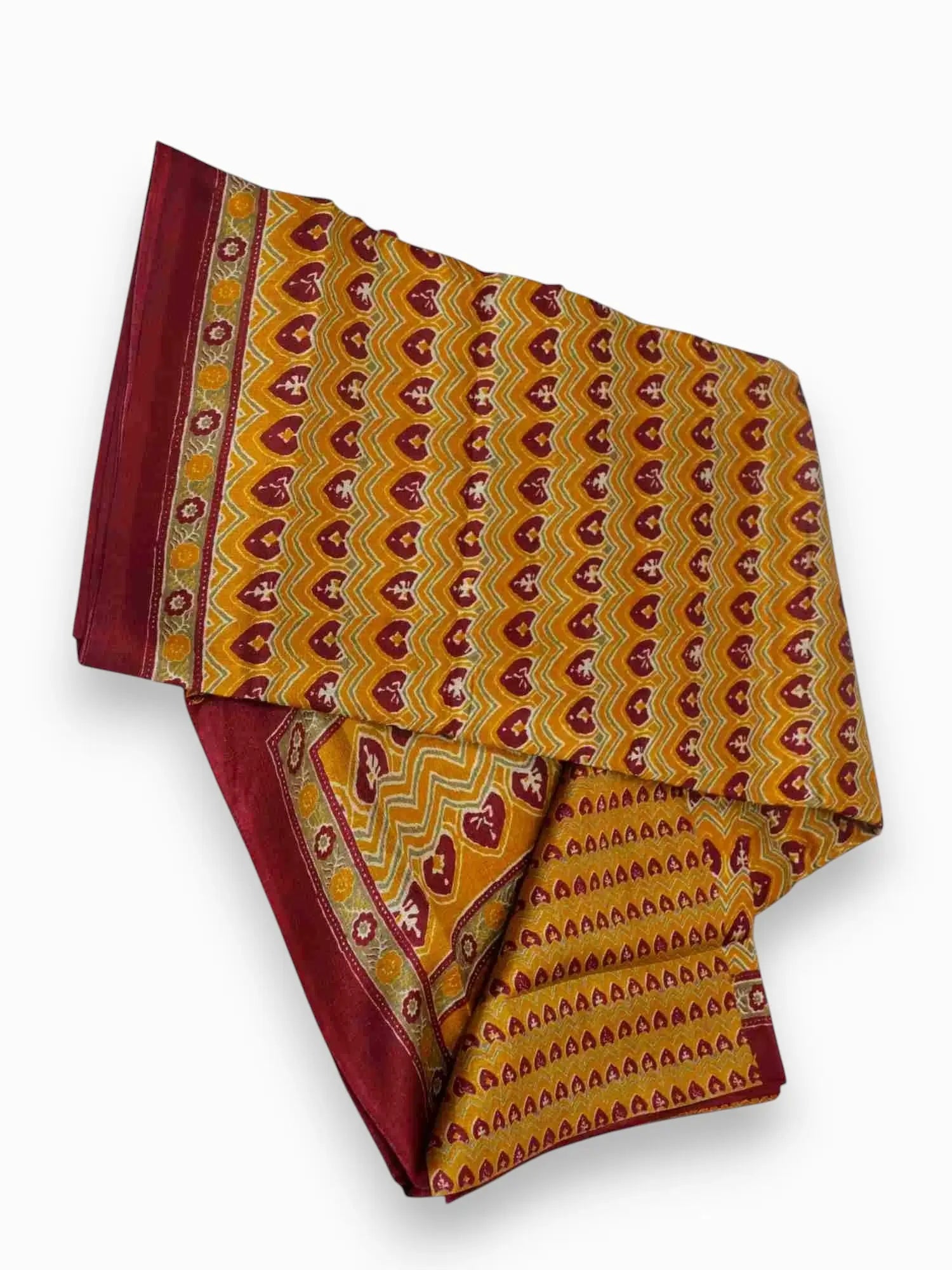 Jiarah Premium Woven Cotton Silk Saree