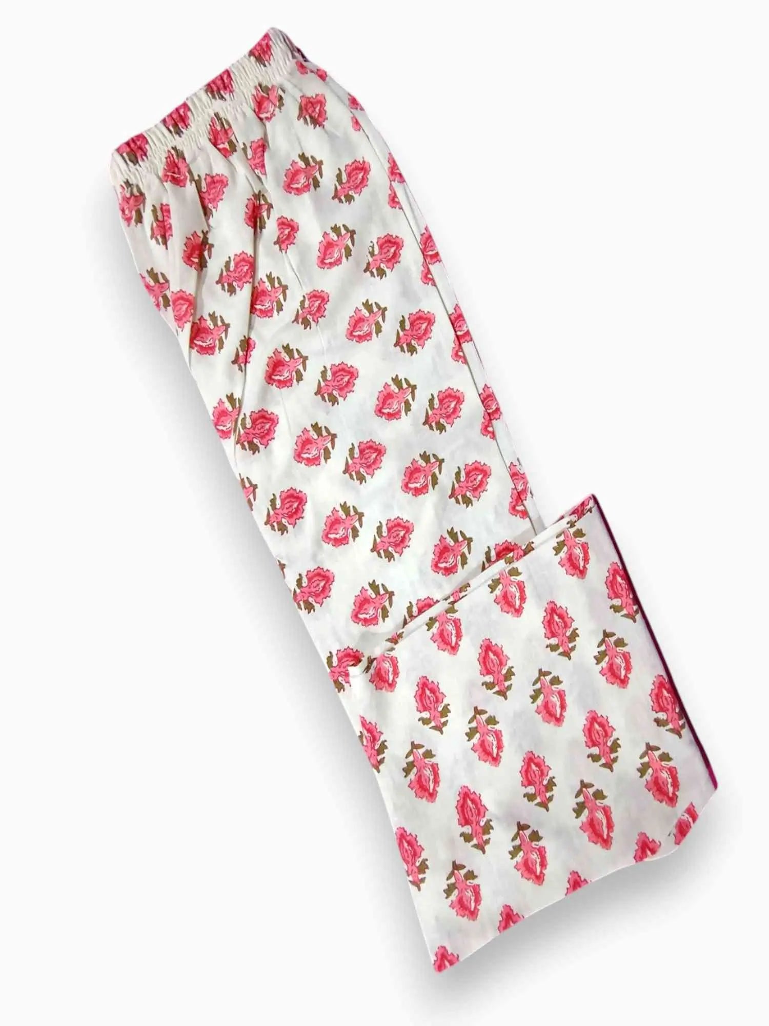 Jiarah Sequins Work Floral Print Straight Kurta Pant Set with Dupatta