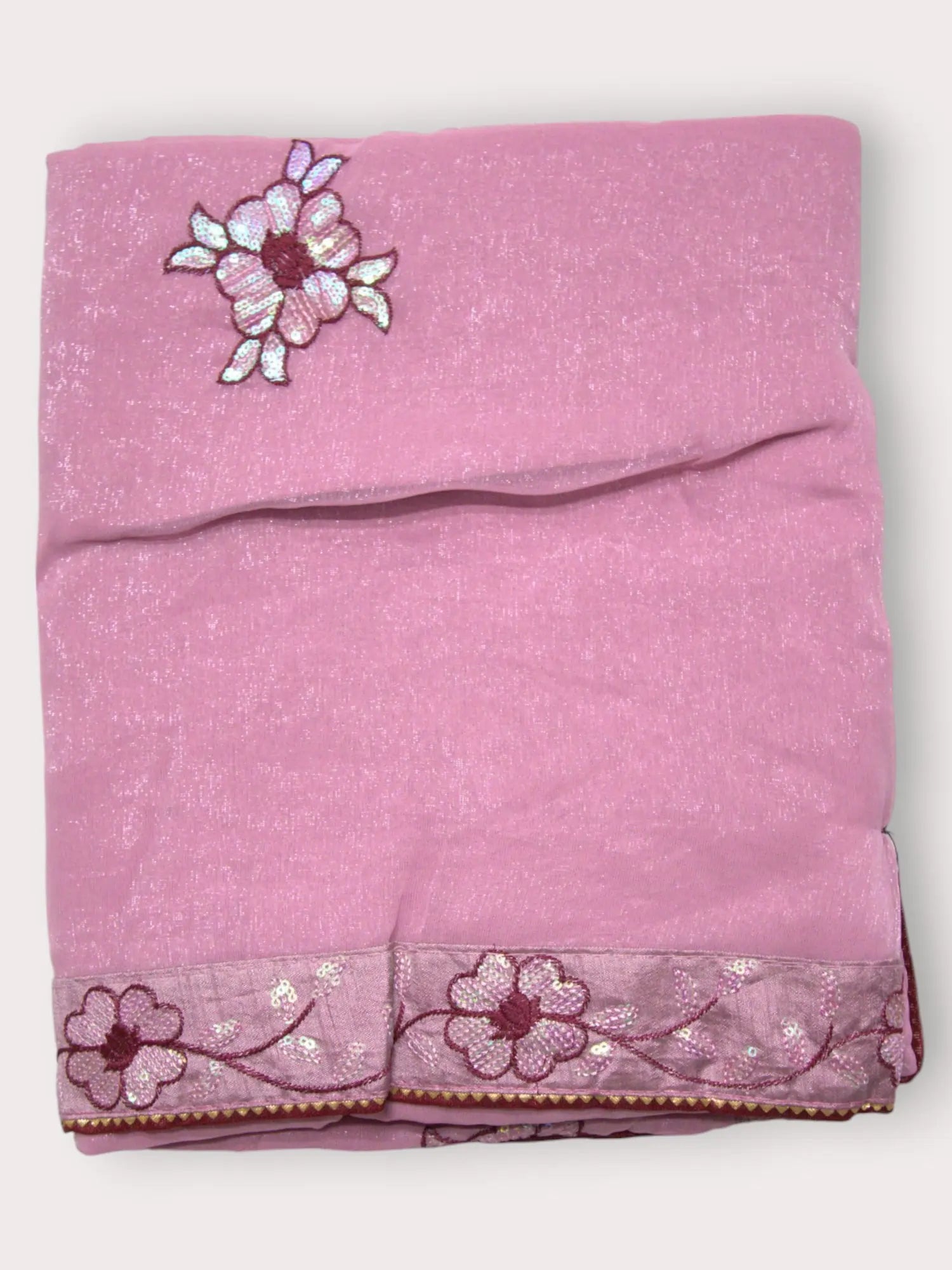 Jiarah Shimmer Organza Silk Saree