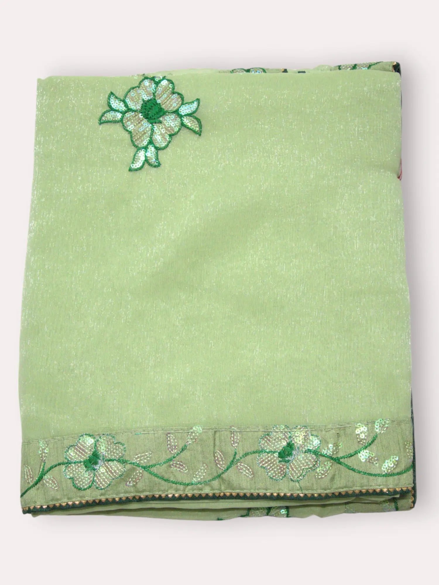 Jiarah Shimmer Organza Silk Saree