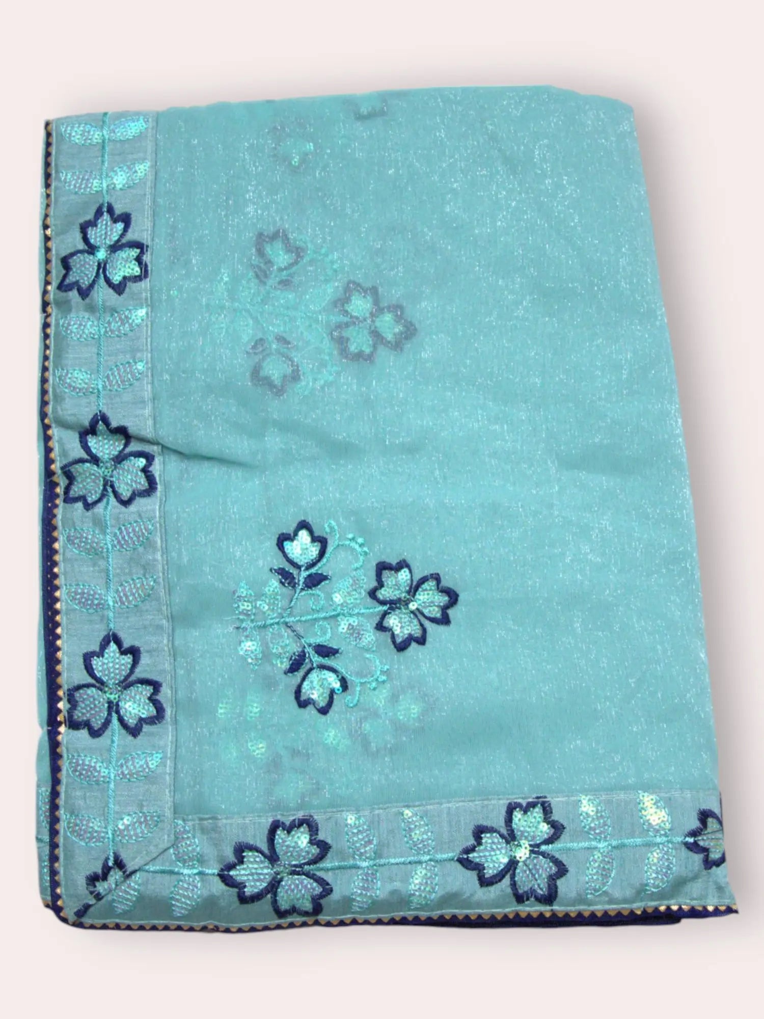 Jiarah Shimmer Organza Silk Saree