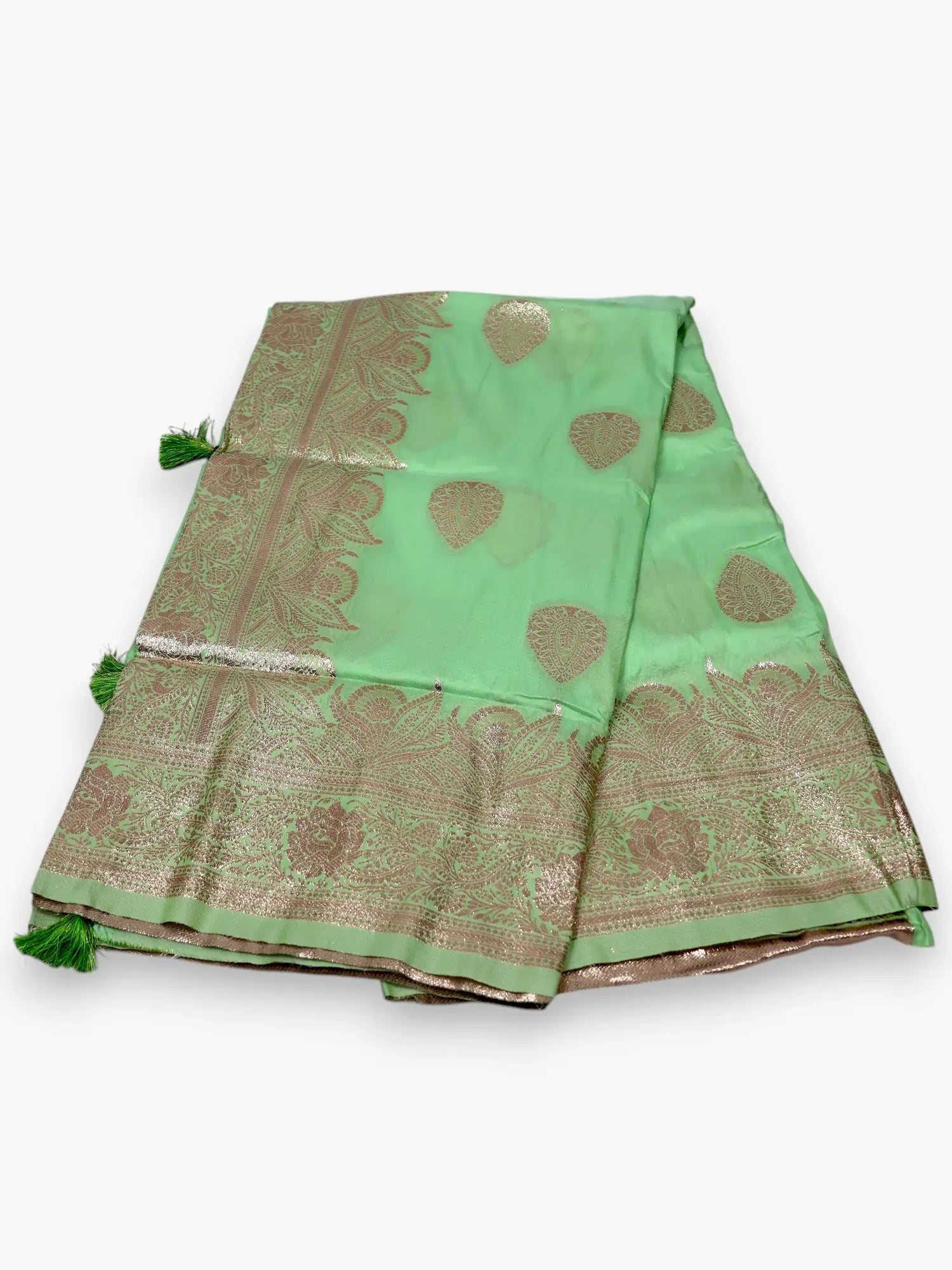 Jiarah Silver Zari Woven Silk Saree