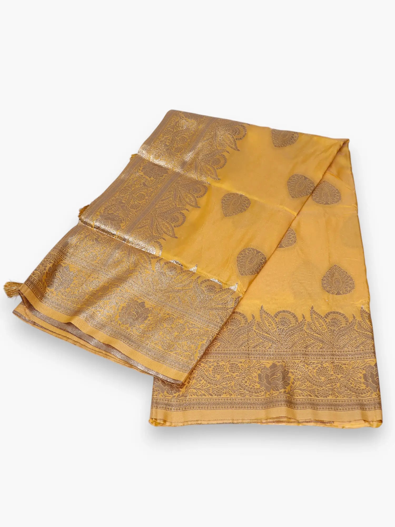 Jiarah Silver Zari Woven Silk Saree