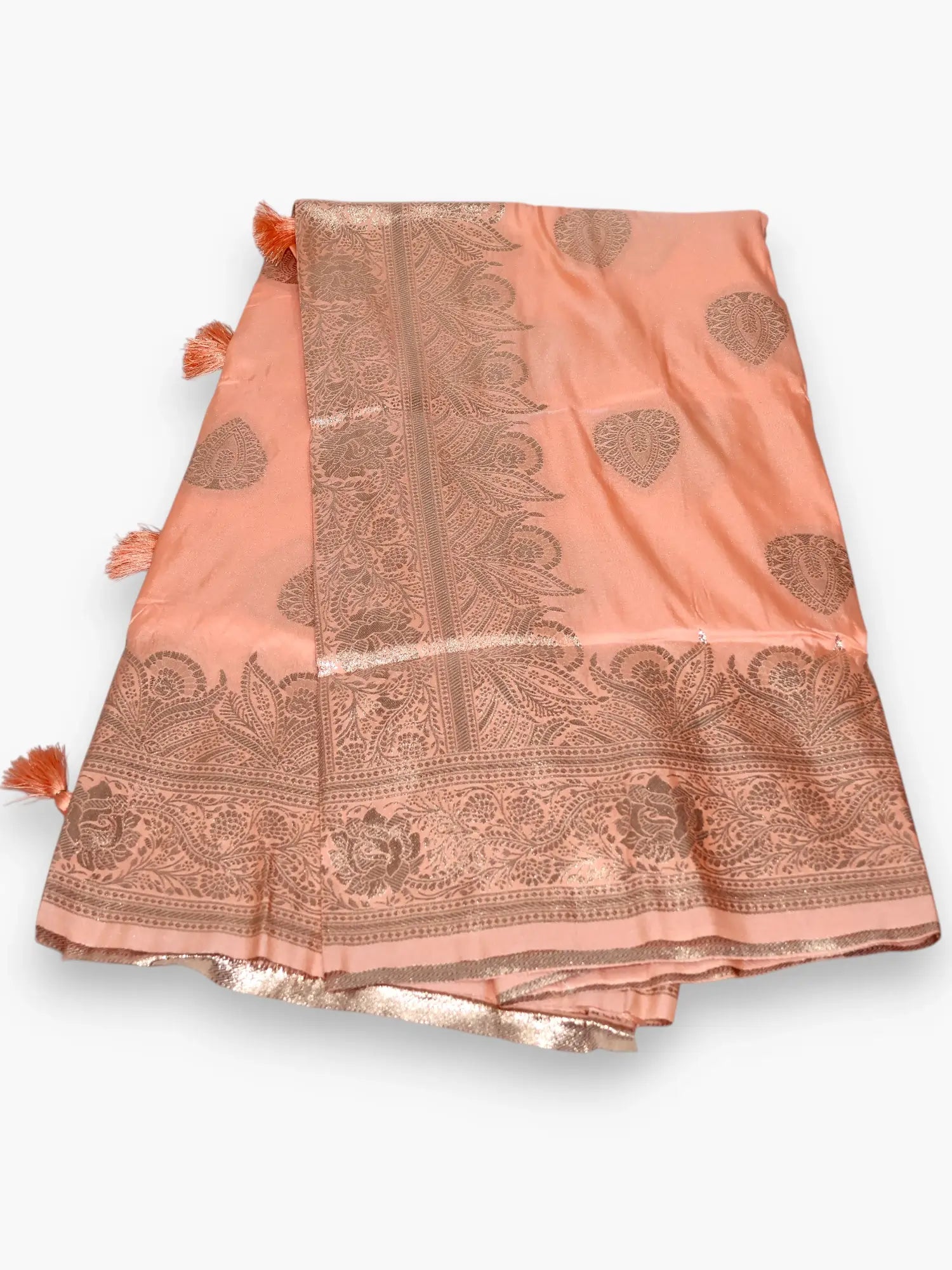 Jiarah Silver Zari Woven Silk Saree