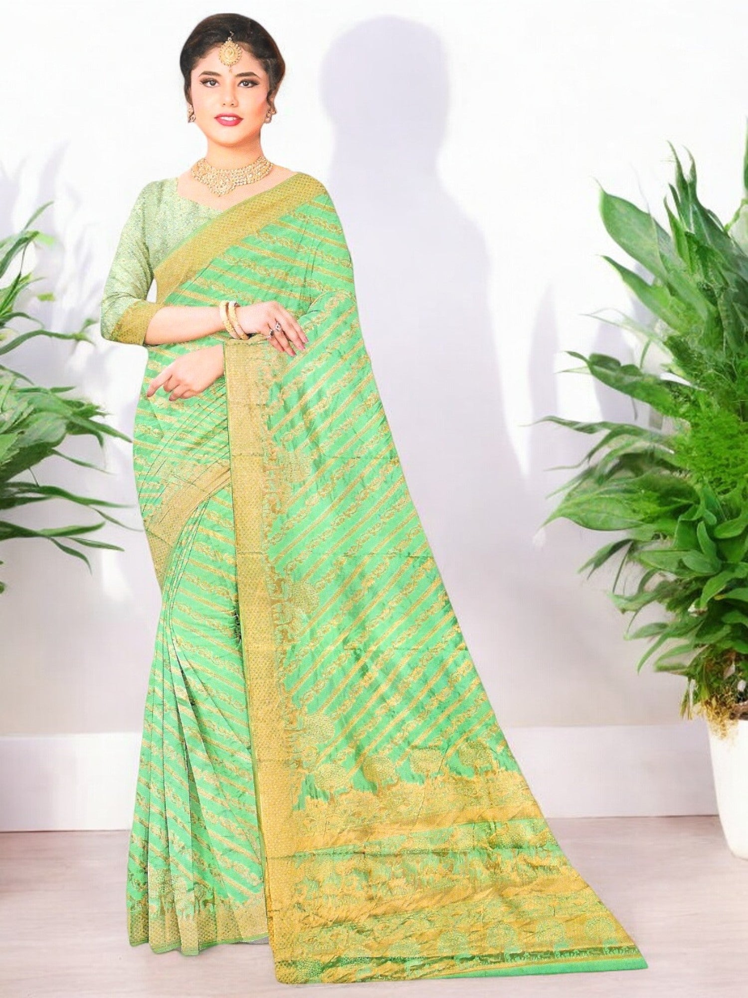 Jiarah Karigari Silk Saree