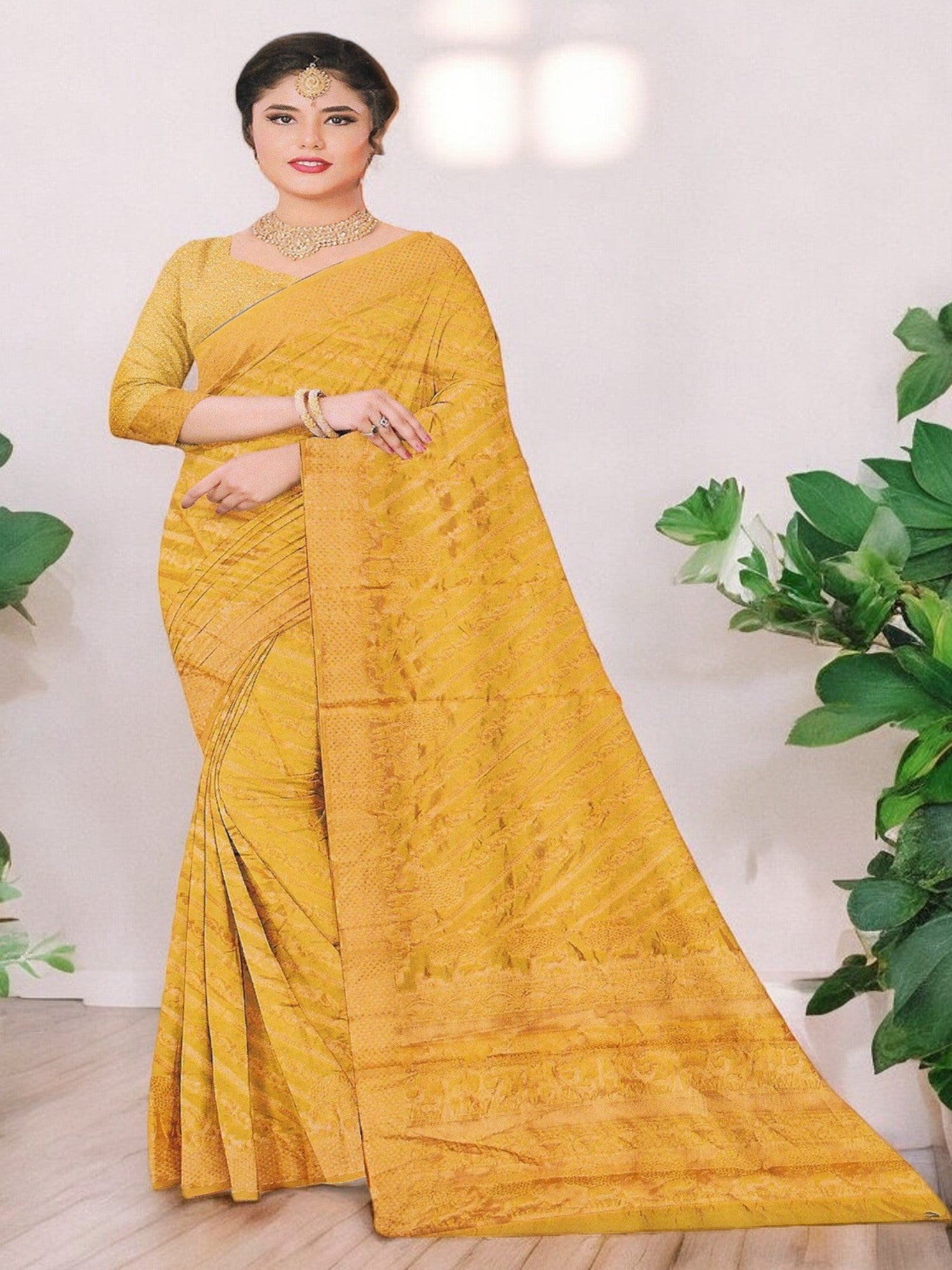 Jiarah Karigari Silk Saree
