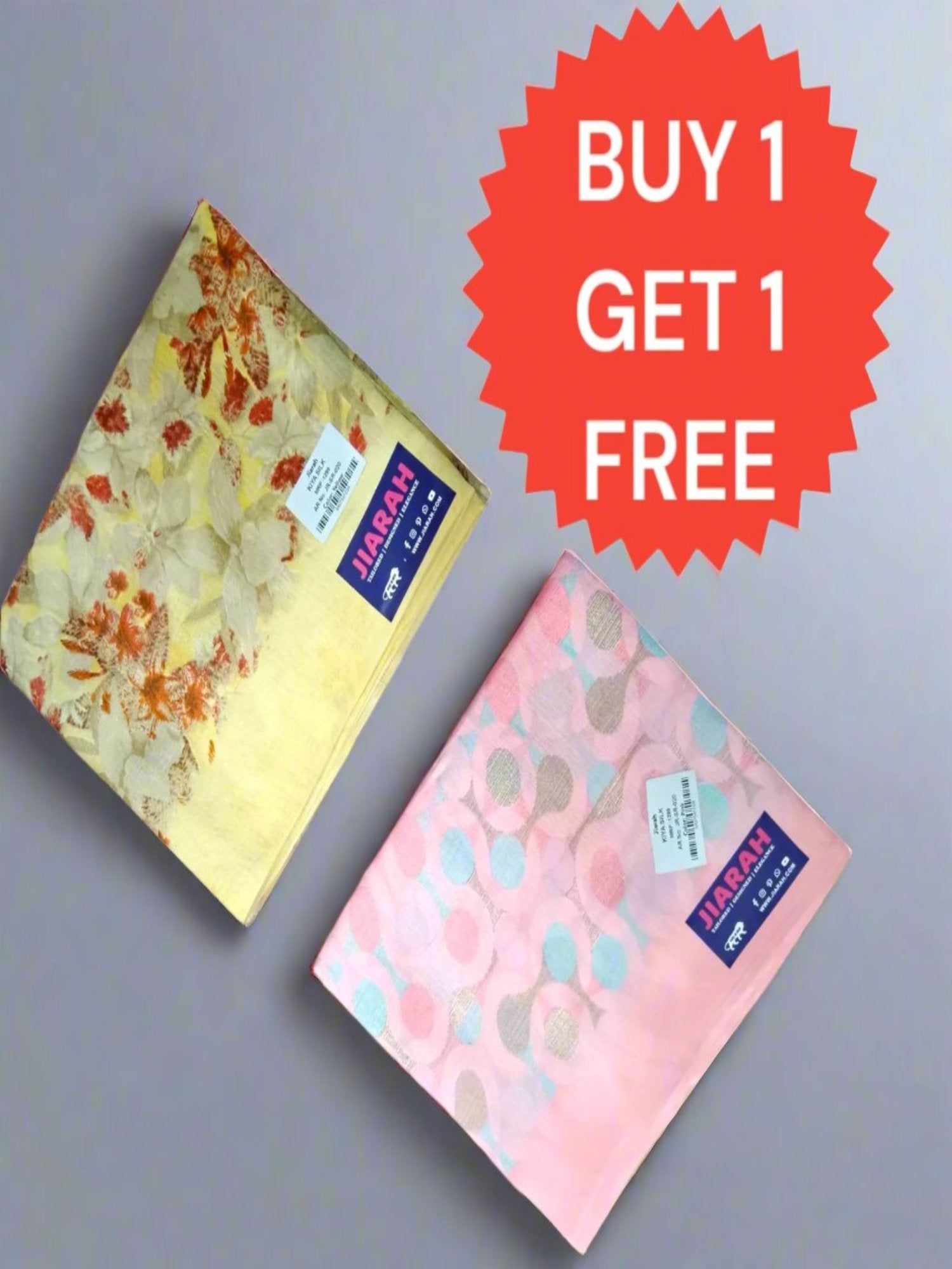 Jiarah Banarasi Silk Hast Kala Jacquard Saree