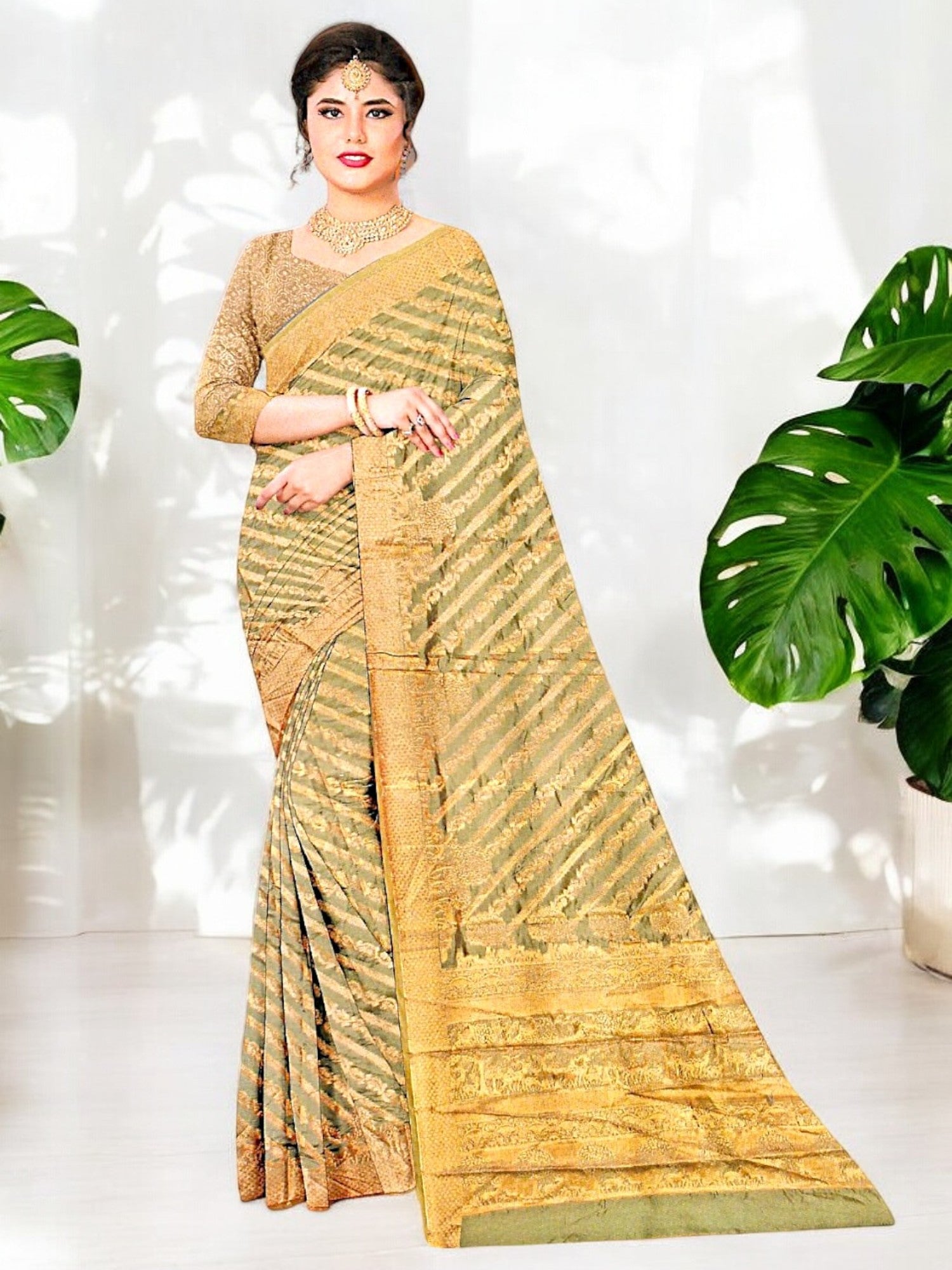 Jiarah Karigari Silk Saree