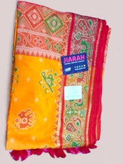 Jiarah Patola Khadi Silk Saree