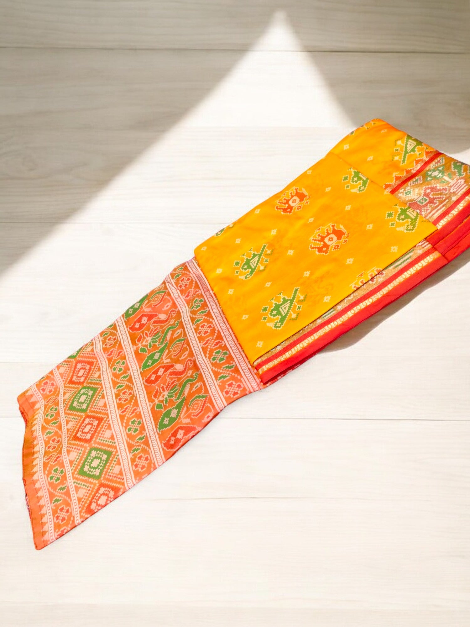 Jiarah Patola Khadi Silk Saree