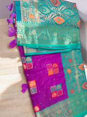 Jiarah Patola Khadi Silk Saree