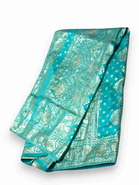 Jiarah Zari Work Banarasi Silk Saree