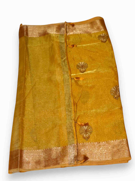 Jiarah Organza Banarasi Embroidery Thread Work Saree