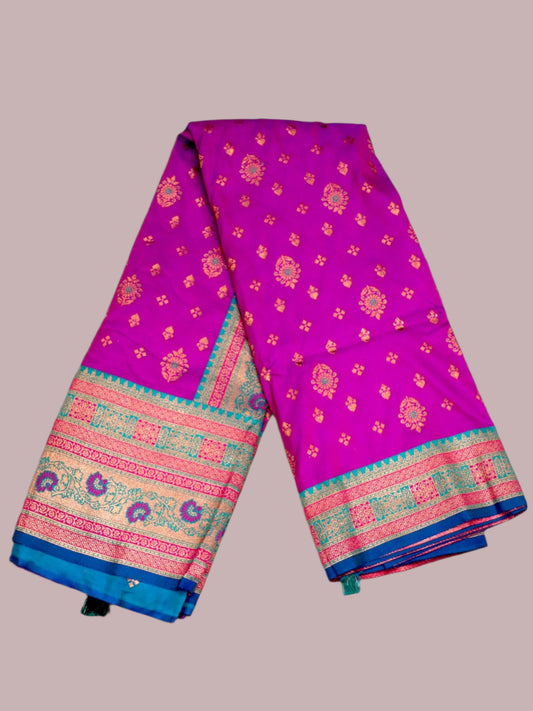 Jiarah Premium Zari Woven Banarasi Silk Saree