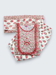 Jiarah Sequins Work Abstract Straight Kurta Pant Set with Dupatta