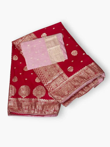 Jiarah Banarasi Khaddi Silk Saree 8