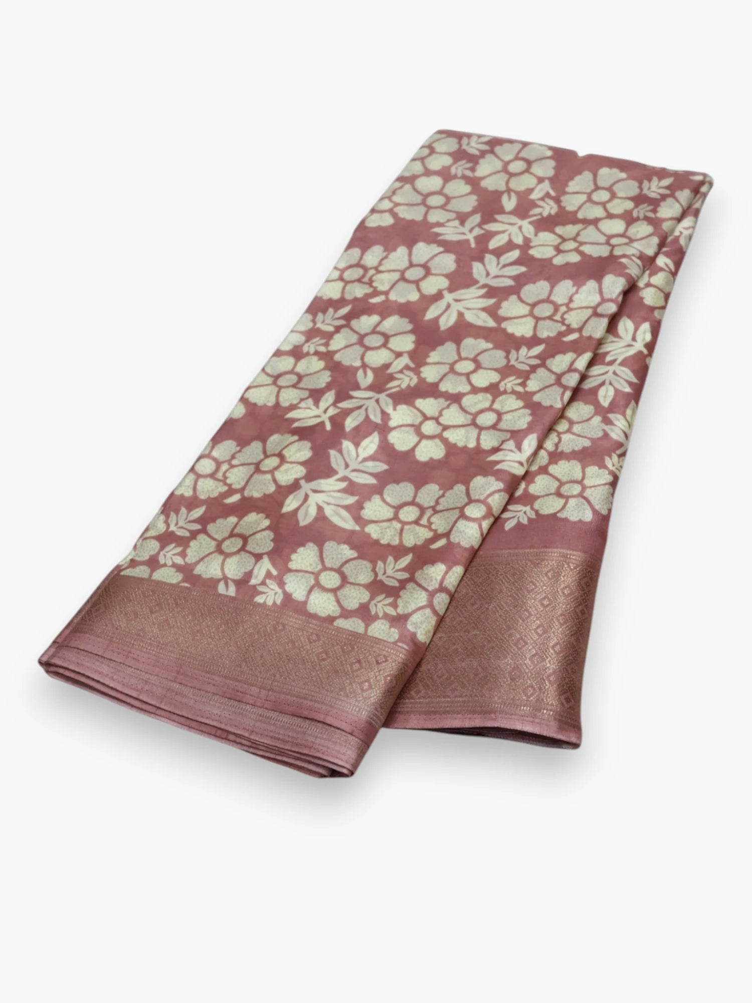 Jiarah Dola Silk Saree With Zari Border