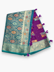 Jiarah Patola Khadi Silk Saree