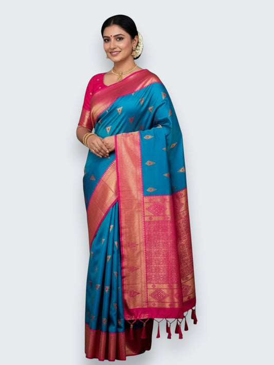 Jiarah Premium South Silk Saree