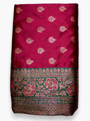 Jiarah Premium Zari Boarder Silk Saree