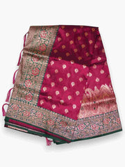 Jiarah Premium Zari Boarder Silk Saree