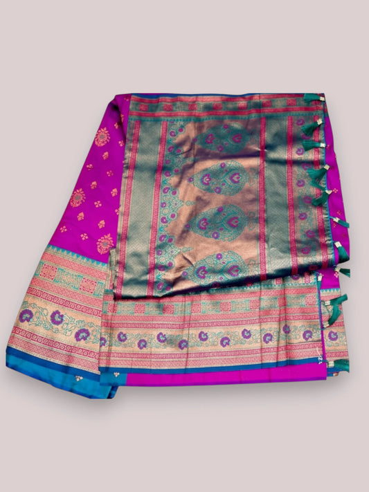 Jiarah Premium Zari Woven Banarasi Silk Saree