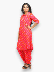 Jiarah Punjabi Style Lehriya Suit Salwar Set