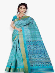 Jiarah Leheriya Woven Silk Cotton Saree Jiarah