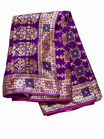 Bandhej Silk saree