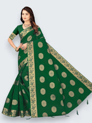Jiarah Pure Cotton Floral Embroidery Saree