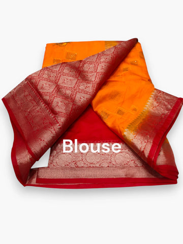Jiarah Banarasi Silk Saree with Embroidery Work