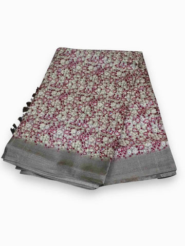 Jiarah Premium Buti Woven Cotton Silk Saree