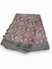 Jiarah Premium Buti Woven Cotton Silk Saree Jiarah