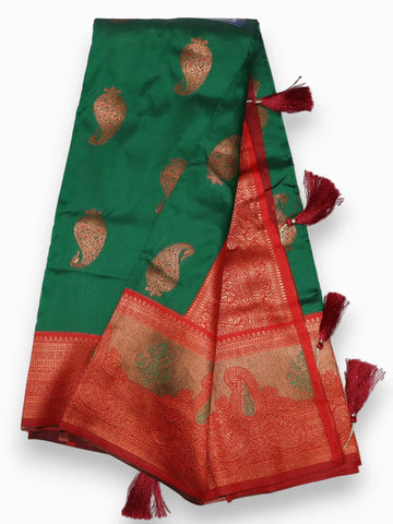 Jiarah Diamond Silk Zari Banarasi Saree